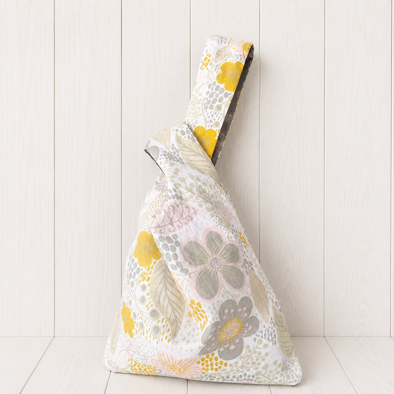 Bolso con Nudo Japonés Reversible