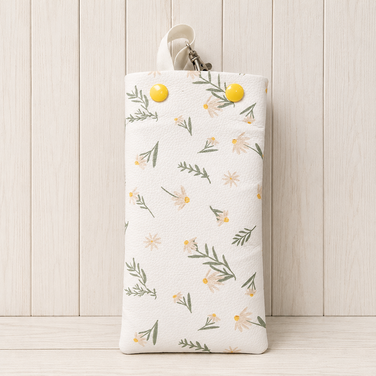 Funda de Móvil Blanca con Flores